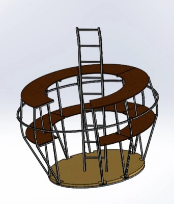 Пластиковые полки в погреб 
