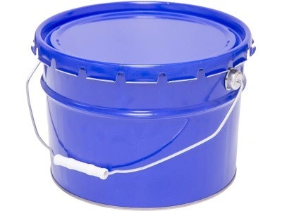 Ведро металл 10л. крышка-корона, с покрытием внутри , арт. ВМк 10с с покрытием (Б), код: 28086