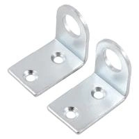 Проушина д/нав.замков 18х50 угловая цинк d10мм пара (250) Упакованная