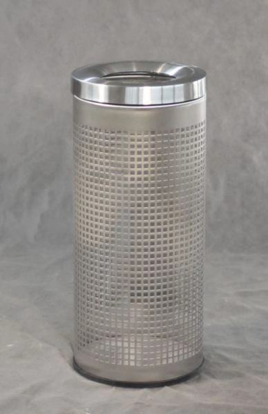 Урна Атриум, шлифованная, кольцо под пакет, 50 л