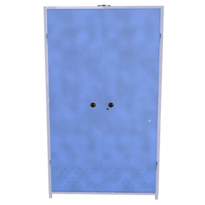 Шкаф для аккумуляторов ШМА-07 1160x650x2030 мм Синий