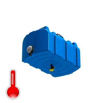 Бак душевой серии «R» 100 литров с подогревом - синий