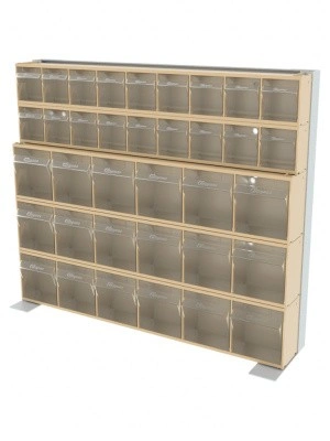 Стойка бежевая настенная/настольная Стелла-техник 401-02-03-00-B