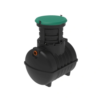 Емкость подземная Rostok G 1200 с горловиной 600 мм с входом и выходом 110 