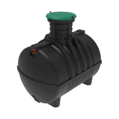 Автономная канализация Rostok Ground 12 с горловиной 600 мм и принудительным отведением стоков 