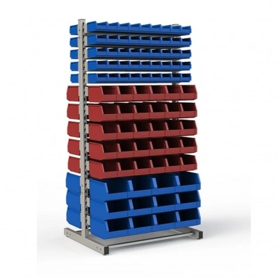 Стеллаж двусторонний №144 (1835х950х760)