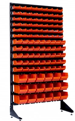 Стеллаж с пластиковыми ящиками 1801-6/5/3 K