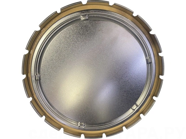 Ведро металл 20л. с крышкой, корона, код: 29729