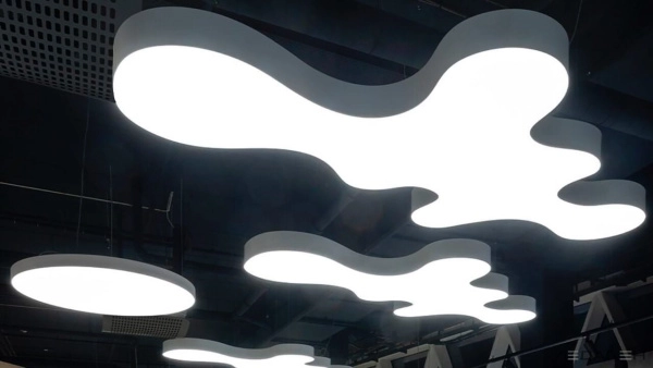 Светильник облако CLOUD S1800 3000K 137W, корпус черный