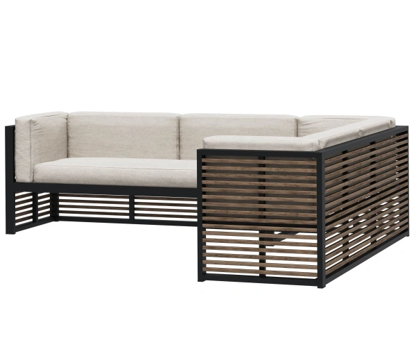 Диван угловой «Параллель» 2 Ангарская сосна