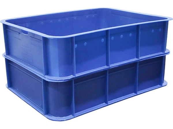 Ящик сплошной 430×330×110 мм, объем 12 л., арт.: 405, синий, код: 00432