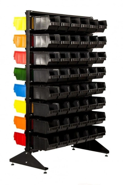 Стеллаж с пластиковыми ящиками 1502-0/0/8 CH-Kombo