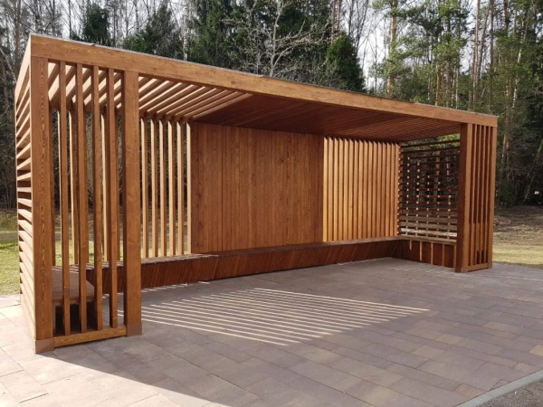 Теневой навес «Велариум» 8х2,4х3 м