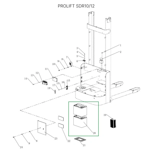 Аккумуляторная батарея (12AGM, 120 Ач)