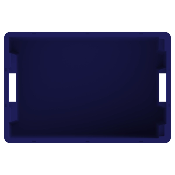 Ящик универсальный пищевой конусный 600х400х200, сплошной 